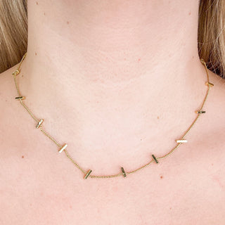 Stand Up Gold Necklace