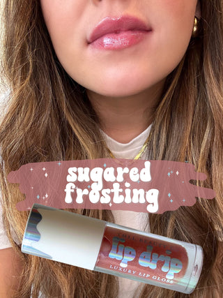 TMLL Lip Drip Luxury Gloss-250 - TMLL Beauty Co - Makeup-TMLL Beauty Co-Sugared Frosting-[option4]-[option5]-[option6]-Leather & Lace Boutique Shop