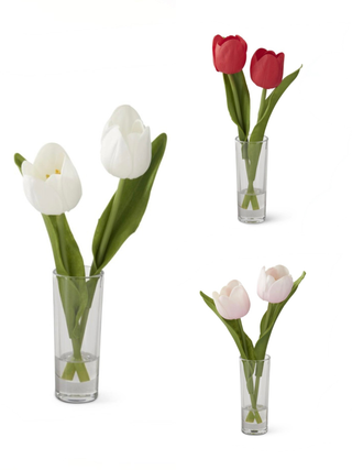 Soft Touch Tulip Decor - Multiple Colors
