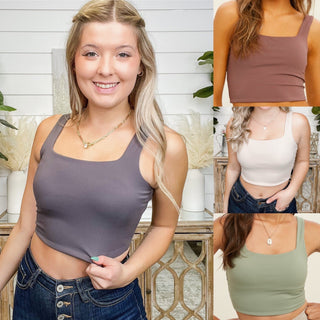 Be the Bomb Wishlist Padded Tank Top  - 5 colors!