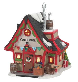 Mickey's Snowy Clubhouse By Department 56