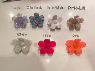 Loving These Flower Claw Clips - 22 options!