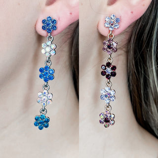 Dreaming of You Rhinestone Drop Earrings - 4 colors!