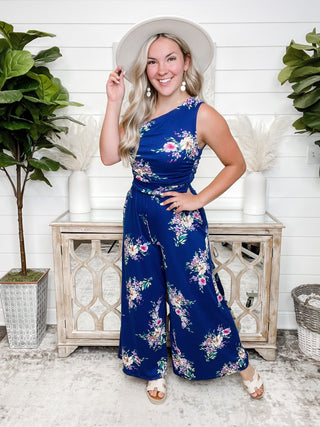 Something Like That Floral Jumpsuit