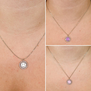 B.B. Lila Happy to Smile Necklace - 3 colors!