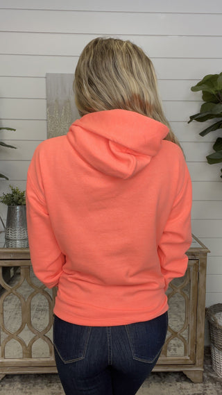 Bring Faith Over Fear Cotton Blend Long Sleeve Avery Mae Hooded Sweatshirt - 4 colors!