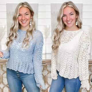 When We Return Knit Sweater - 2 colors!