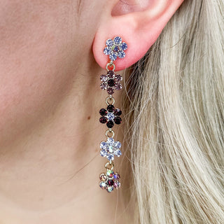 Dreaming of You Rhinestone Drop Earrings - 4 colors!