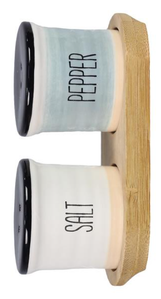 By the Lake Ceramic Salt & Pepper Shakers - 3 piece set!