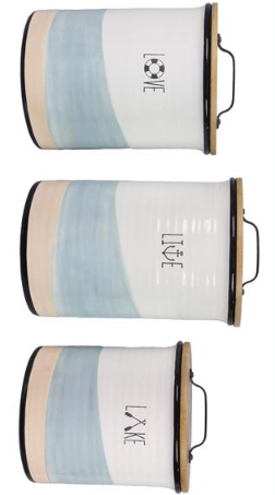 Lake Vibes Ceramic Canister - 3 options!